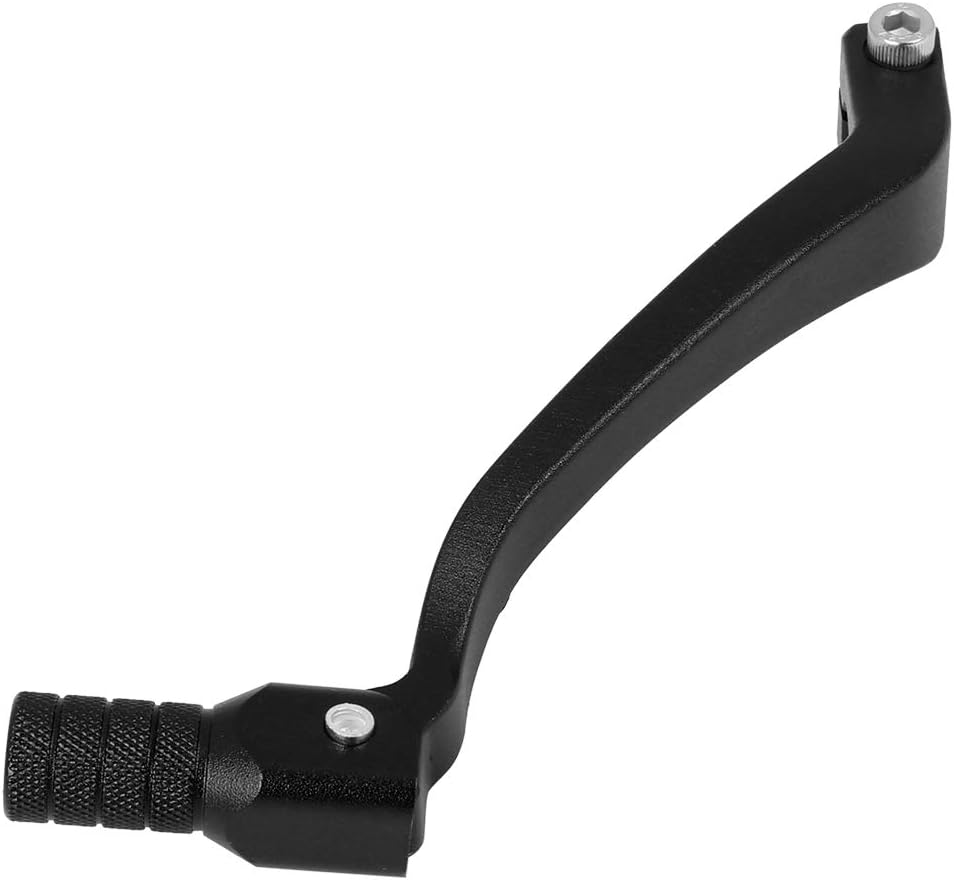 Palanca de cambios plegable de la motocicleta de la aleación de aluminio de 0,39 pulgadas negro