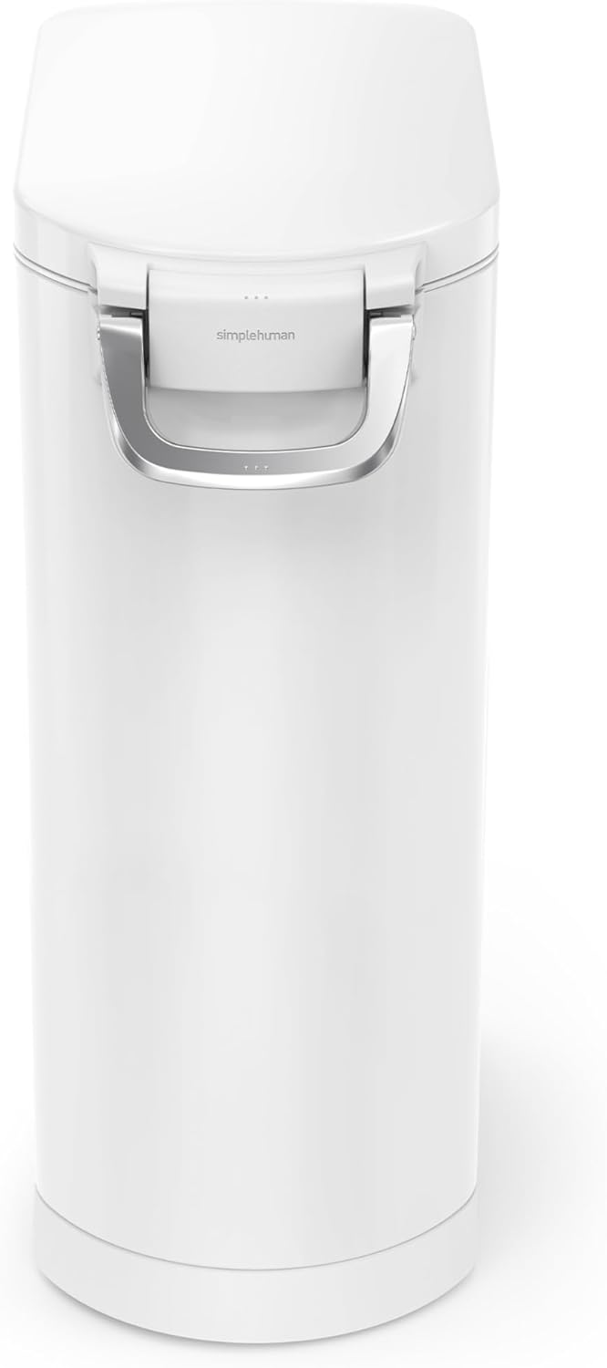 simplehuman Contenedor de almacenamiento de alimentos para mascotas, tamaño XL, de 35 litros, 40 libras  39.9 lbs, para alimentos para perros, gatos