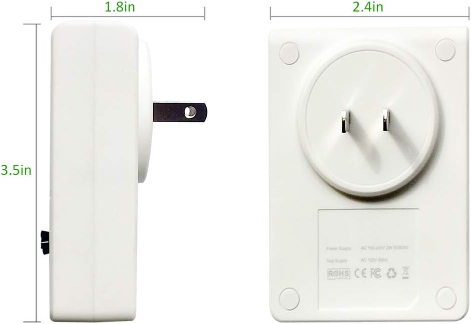 Joepoe Purificador de aire ionizadorpurificador de aire enchufable con salida de tecnología de iones de hasta 34 millones de aniones por segundo,