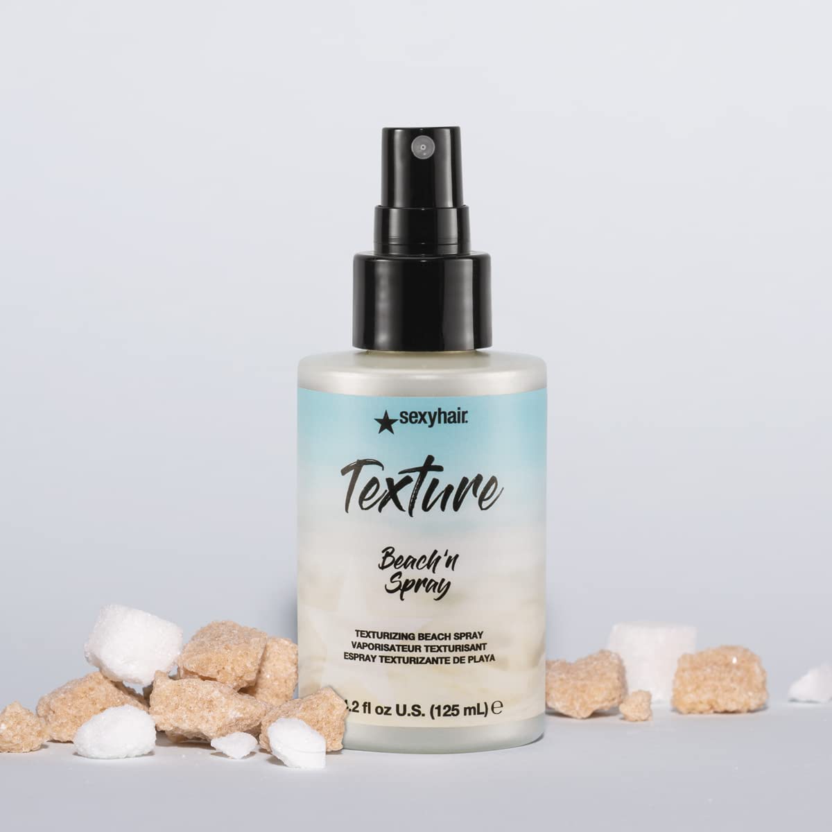 SexyHair Texture Beach’n Spray – Spray texturizante para playa, 4.2 onzas, mantiene el brillo natural, hasta 24 horas de resistencia a la humedad,