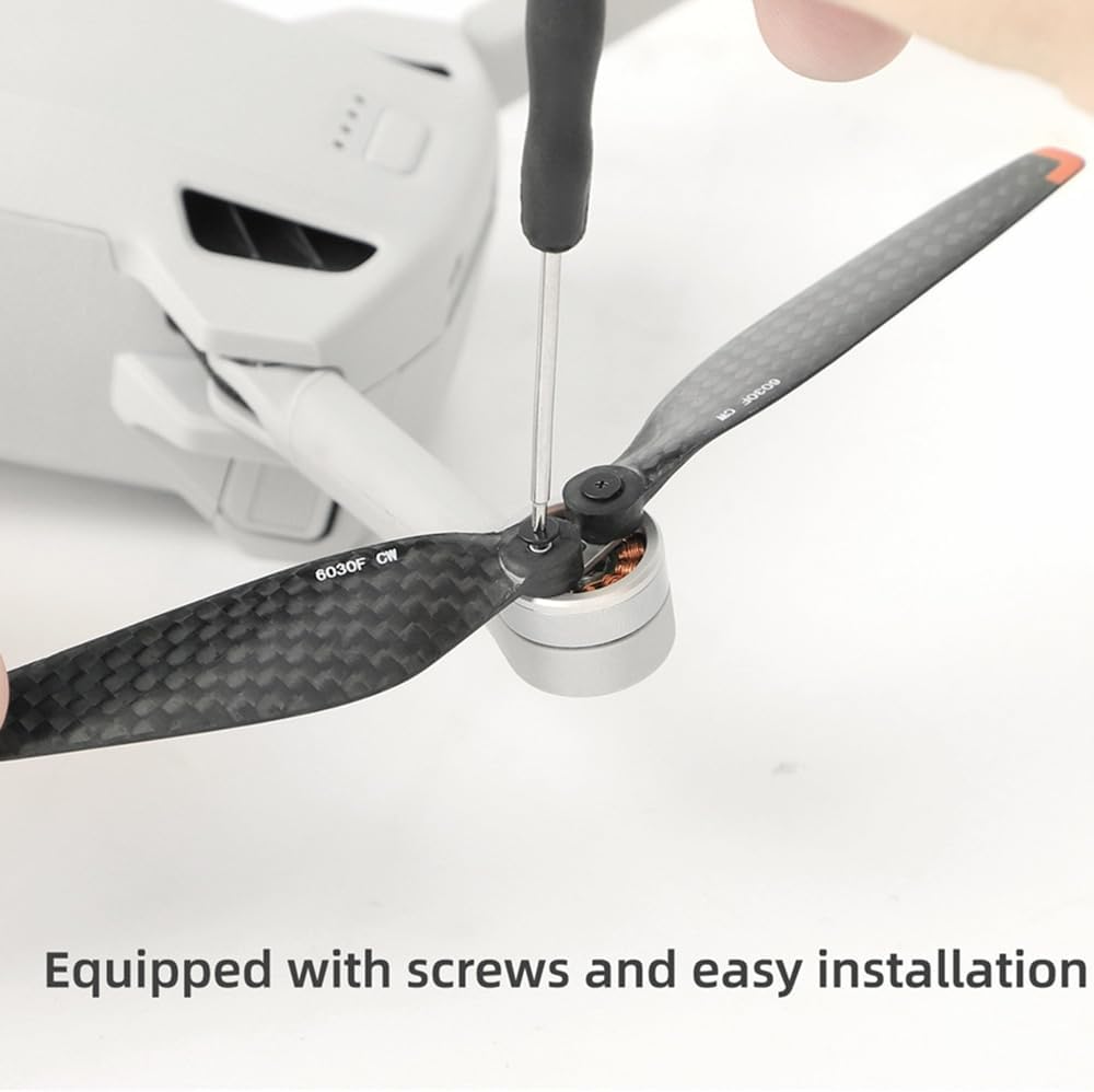 XNasu Mini 3 Carbon Fiber Propeller Drone Blade Props Replacement for DJI Mini 3 Pro Drone Light Weight Wing Fans Mini 3 Accessories (Color  8pcs