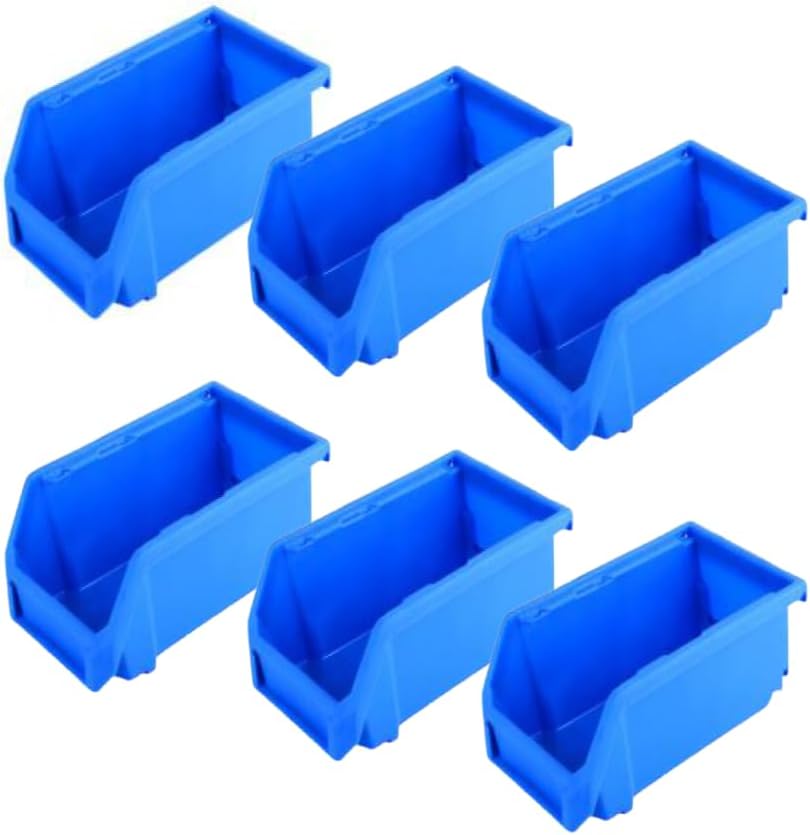 Organizador de almacenamiento de herramientas de garaje apilable, ajustable y colgante, para tornillos, pernos, tuercas, clavos, diseño resistente y