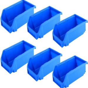 Organizador de almacenamiento de herramientas de garaje apilable, ajustable y colgante, para tornillos, pernos, tuercas, clavos, diseño resistente y Organizador de almacenamiento de herramientas de garaje apilable, ajustable y colgante, para tornillos, pernos, tuercas, clavos, diseño resistente y