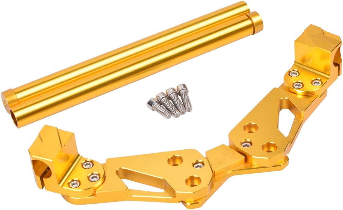 Barra de manillar motificada para motocicleta B0C281GP8N compatible con Grom MSX125 Clip de tubo de horquilla en manillares Racing ATV Expansión
