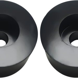 Parachoques de puerta de rampa de remolque de 1.98 pulgadas, topes redondos de goma, almohadillas negras para muebles, parachoques de goma negra de Parachoques de puerta de rampa de remolque de 1.98 pulgadas, topes redondos de goma, almohadillas negras para muebles, parachoques de goma negra de