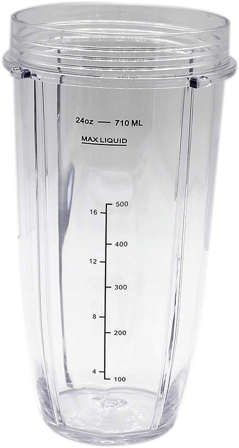 Anbige Piezas de repuesto 6Fins Extractor Blade y taza, compatible con Ninja Blender Auto iQ BL450-70 BL451-70 BL454-70 BL455-70 BL482-70
