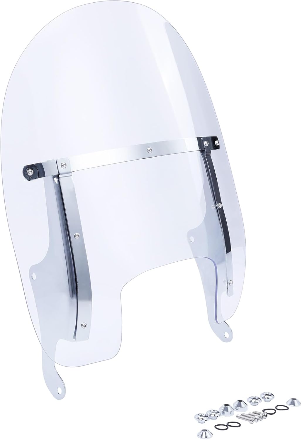 TCT-MOTORPARTS Parabrisas transparente de 19 pulgadas apto para Harley Fat Boy FLFB FLFBS 2018-2023 2019