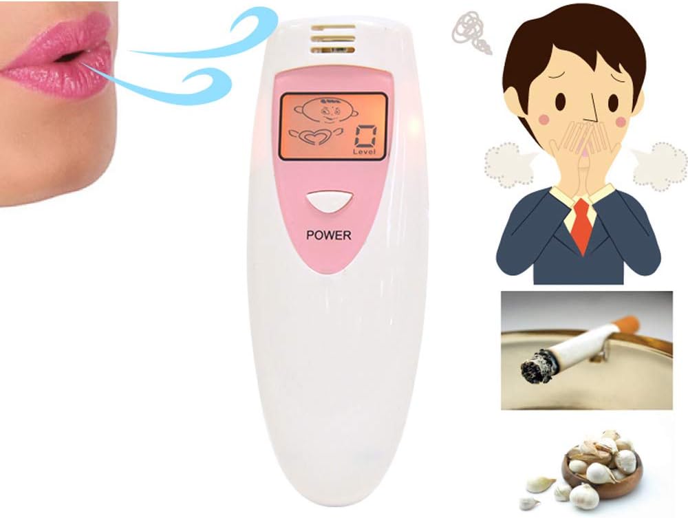 ERYUE Probador de mal aliento, detector portátil de mal aliento para higiene bucal, probador de estado de higiene bucal, herramientas internas para