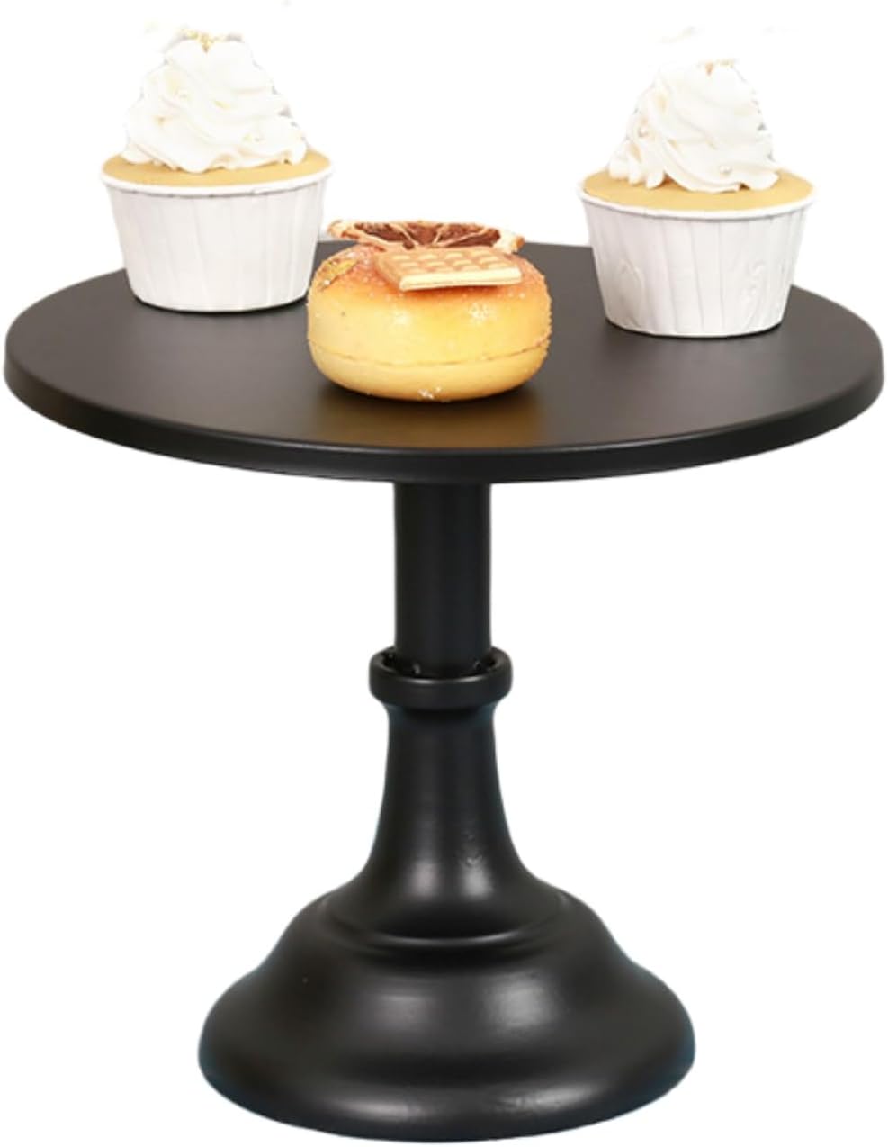 Soporte de pastel negro Herramientas de pastel de boda Fondant Cake Display Accesorio para hornear fiesta