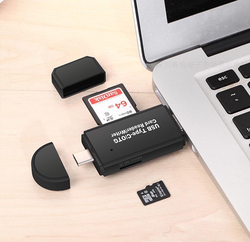 Lector de tarjetas portátil de alta velocidad USB 2.0 conversión multimodo para teléfono inteligente lector de tarjetas de memoria de computadora