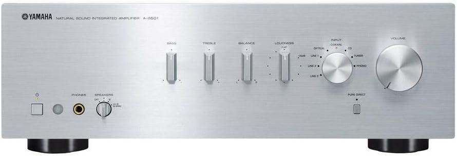 Amplificador de sonido Yamaha A-SX01BL A-S501 Plateado