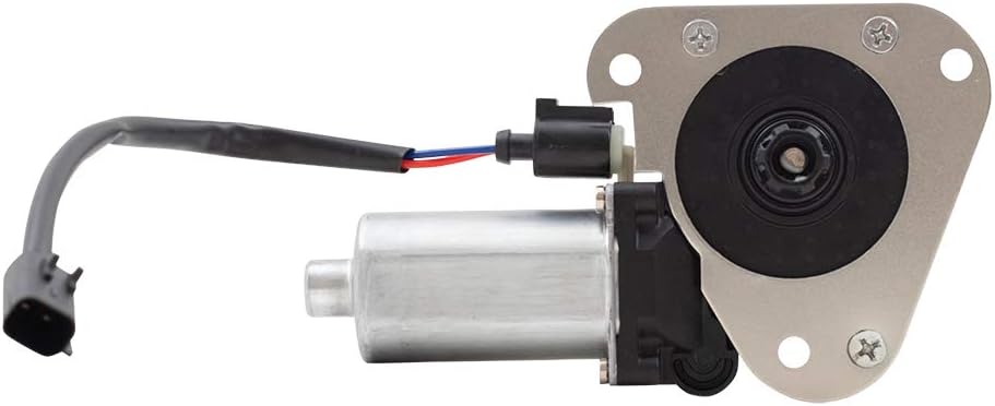 Brock Elevalunas eléctrico delantero de repuesto para pasajeros con motor y conector de 2 pines compatible con 2011-2014 200 Sedan Avenger