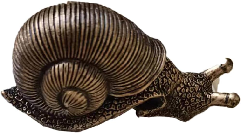 Estatuas de caracol, maceta, figura de caracol, adornos de jardín, resina de animales, maceta, abrazador para patio, balcón