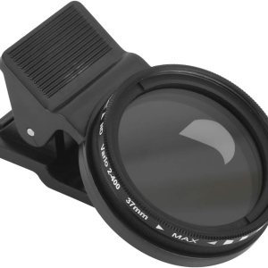 Veledge – Filtro de lente ND ajustable de 1.457 in ND2 400, densidad neutra, alta transmisión de luz, marco de aluminio ligero, reduce la luz y Veledge – Filtro de lente ND ajustable de 1.457 in ND2 400, densidad neutra, alta transmisión de luz, marco de aluminio ligero, reduce la luz y