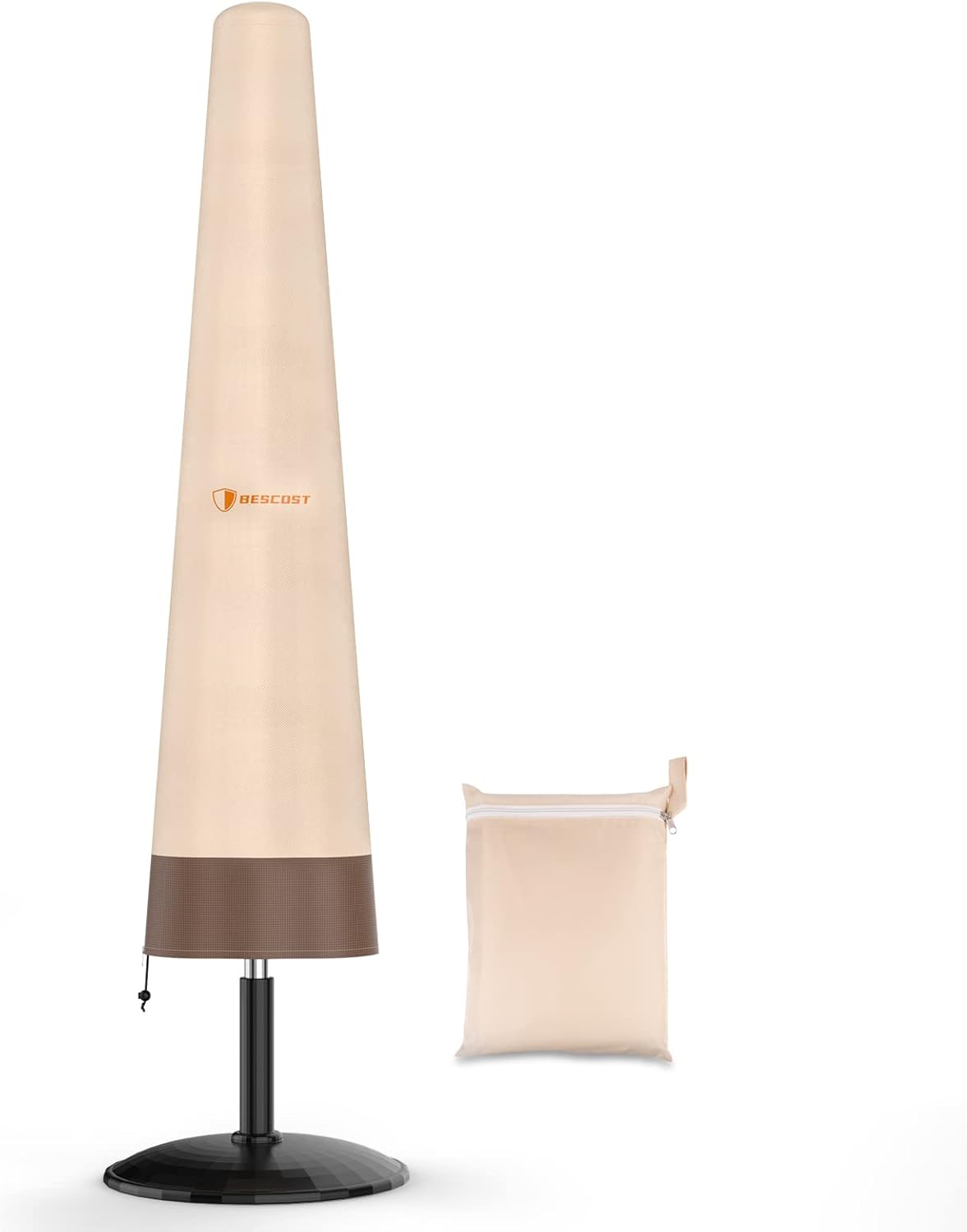 Cubierta para sombrilla de patio, tela Oxford 600D, cubierta impermeable para paraguas, anti-UV, para exteriores, se adapta a paraguas de mercado de