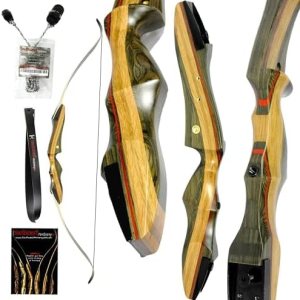 Spyder XL Takedown – Arco recurvo para caza y objetivo de 62 a 64 pulgadas, elevador hecho a mano rápido, preciso y versátil, extremidades de arce Spyder XL Takedown – Arco recurvo para caza y objetivo de 62 a 64 pulgadas, elevador hecho a mano rápido, preciso y versátil, extremidades de arce