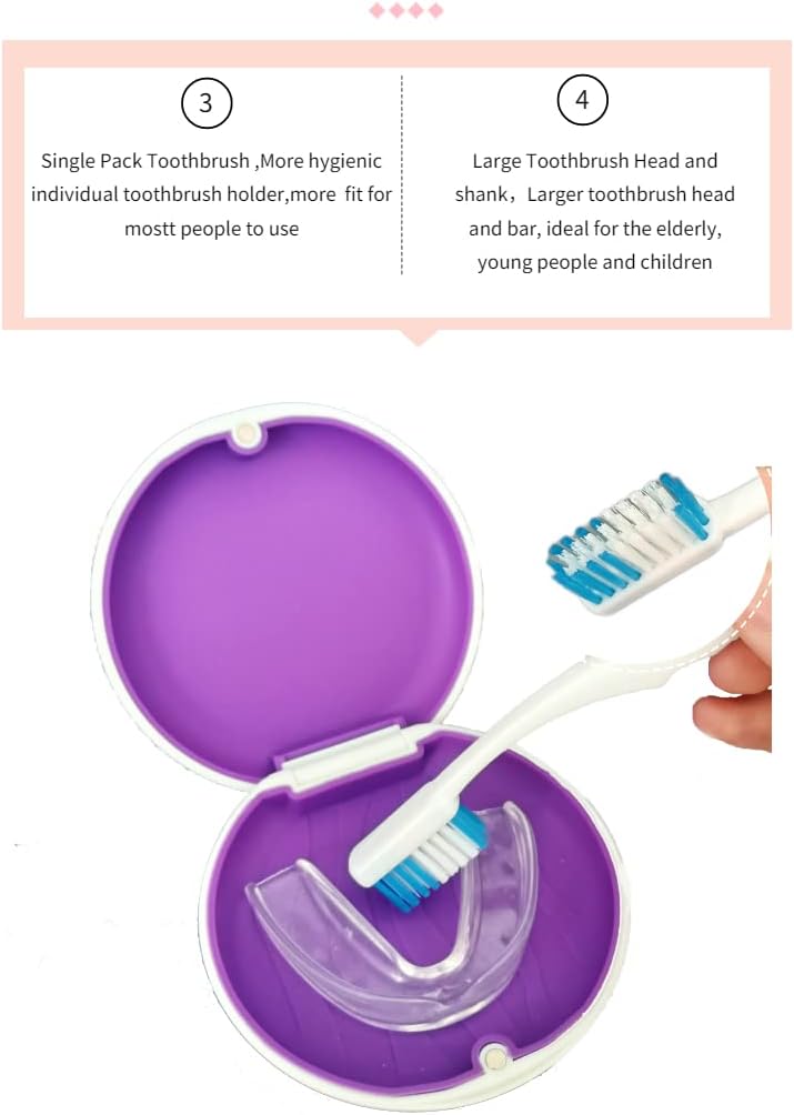 Alliph – Estuche de retención delgado para viaje, protector bucal, cierre magnético, resistente al agua, con 1 herramienta de extracción, 1