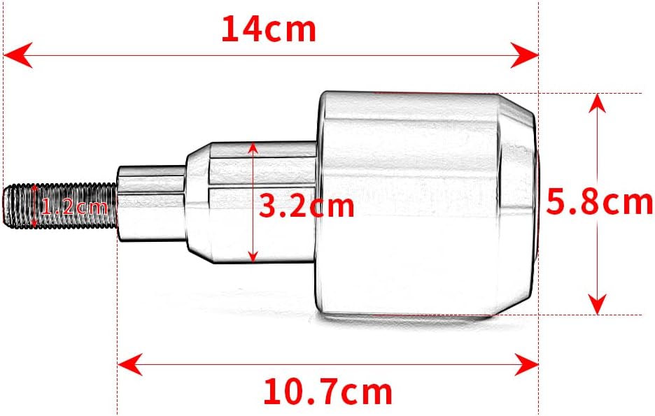 Protector de choque deslizante de marco de motocicleta compatible con Yamaha MT-07 FZ07 2014-2022  Protector de carenado del motor Protección contra