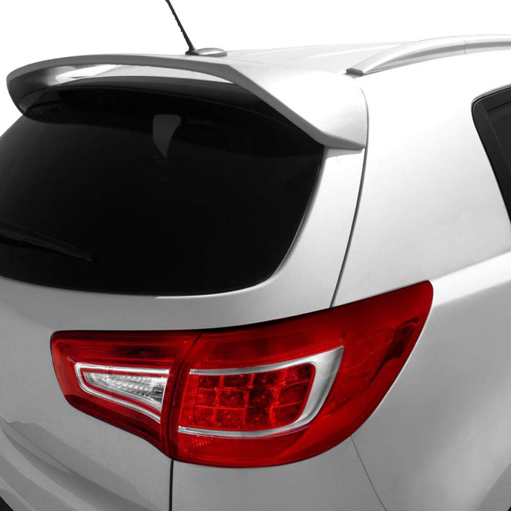 Dawn Enterprises SPORTAGE11 – Alerón de pedestal de estilo personalizado compatible con Kia Sportage – Imprimado sin pintar (UNP)