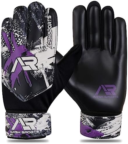 Guantes de portero de fútbol, guantes de portero de fútbol para niños, jóvenes, niños, doble protección de muñeca a lo largo de 0.157 in (0.157 in)