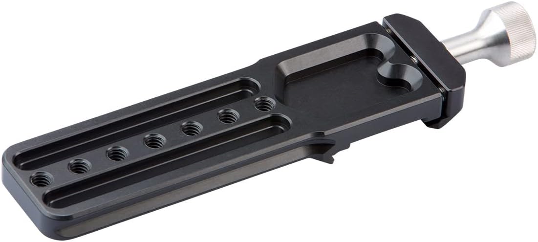 ProMediaGear PXC1 – Riel nodal tipo Arca-Swiss de 6 pulgadas con abrazadera integrada, cola de paloma doble
