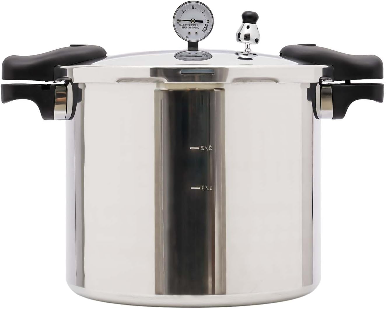 Mini olla a presión de 22L y 23 cuartos de galón de 90 Kpa, mini olla a presión de acero inoxidable 304, mini ollas a presión pequeñas, cerradura de