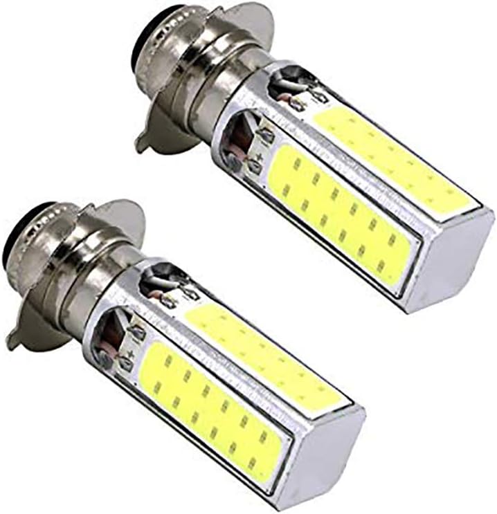 AUTOVIC 2 bombillas COB 6000K para Honda ATC110 ATC125M ATC185 ATC200 ATC200E ATC200M TRX125 TRX200SX TRX250 Reemplazar 34901-323-750 34901-HC3-003