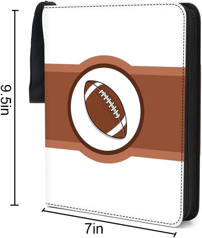 FOME – Carpeta para tarjetas de fútbol con 480 bolsillos, 4 bolsillos, para 480 tarjetas, 3 anillos, expandible para coleccionistas de tarjetas de