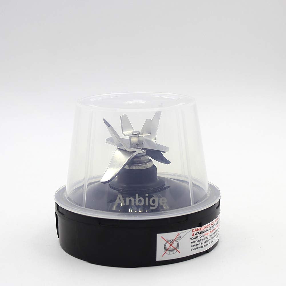 Anbige Piezas de repuesto 6Fins Extractor Blade y taza, compatible con Ninja Blender Auto iQ BL450-70 BL451-70 BL454-70 BL455-70 BL482-70