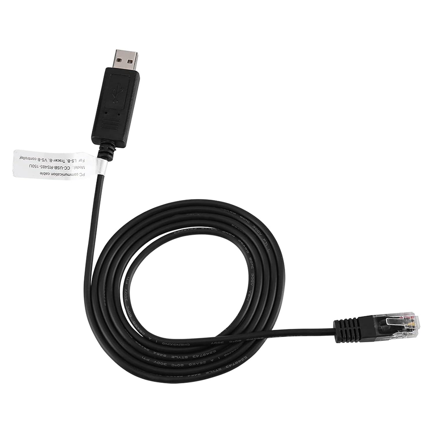 Fdit Cable Cable Línea de Comunicación Controlador de PC Cable de Energía Solar 1.5M 1.5 Metro Cable de Longitud para Controladores de Energía Solar