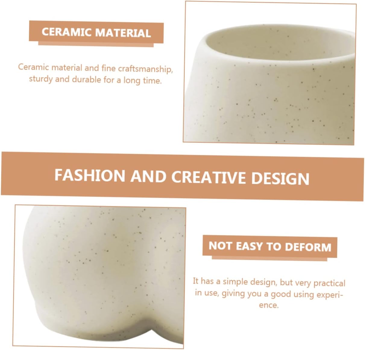 Housoutil Taza de viaje de café Expresso Taza de café Taza de capuchino Taza de leche de porcelana Taza de té de cerámica Taza de agua de cerámica