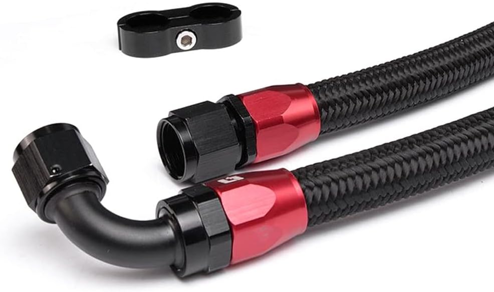 PIT66 Adaptador de termostato AN10 de 19 filas para transmisión de motor, kit de enfriador de aceite universal