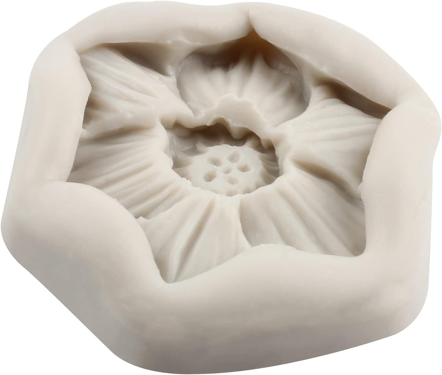 Frangipani – Molde de silicona floral de plumeria, moldes de fondant de flores de hibisco para decoración de pasteles, decoración de cupcakes,