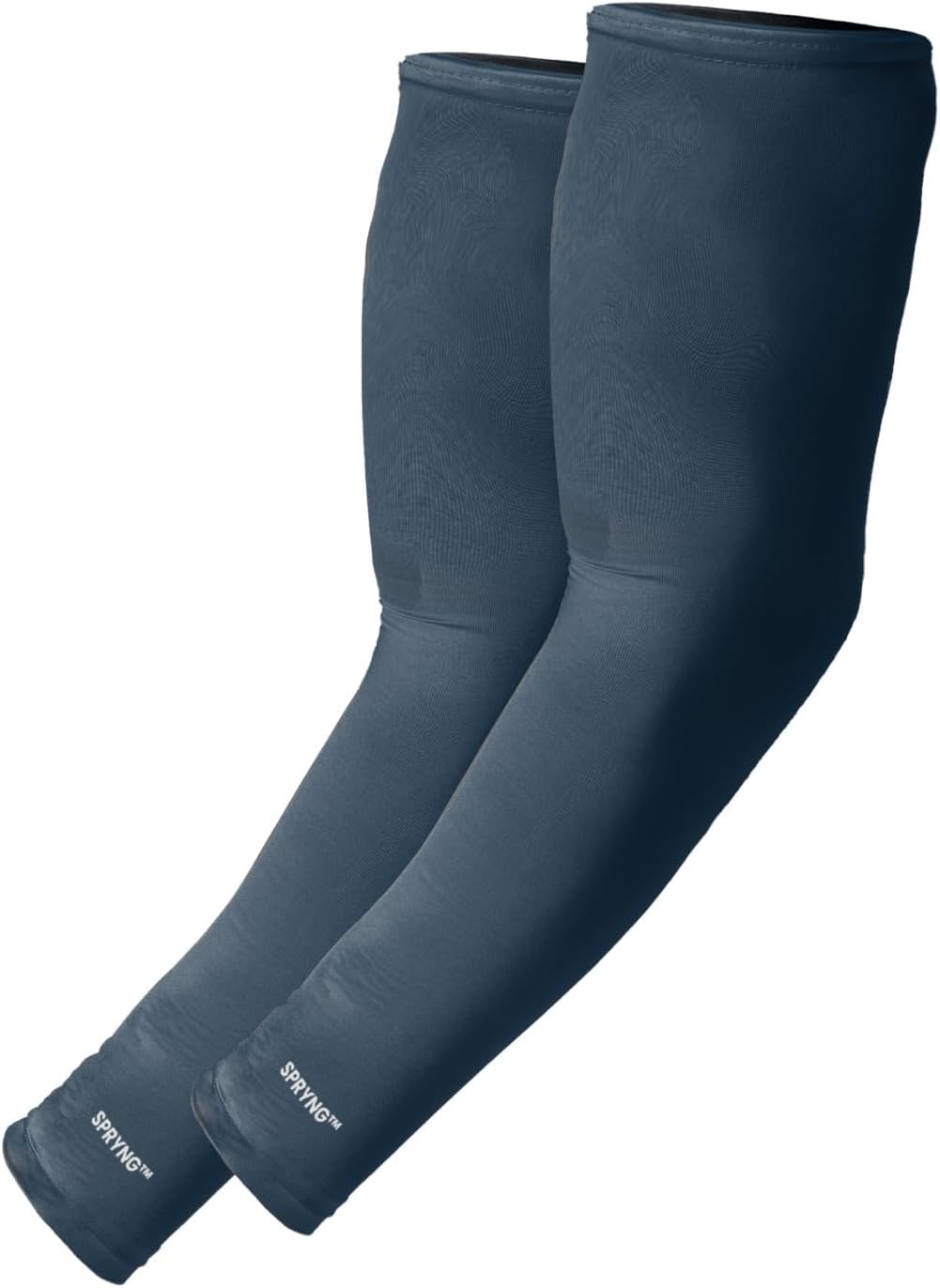 SPRYNG Statix – Mangas de compresión de brazo completo para hombres y mujeres, mantiene la forma, no se enrolla hacia abajo, mangas de brazo para