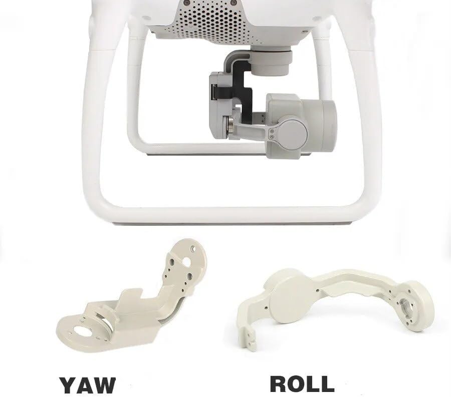 XNasu Brazo de guiñada de cardán, soporte superior, brazo de rollo de repuesto para D-JI Phantom 4 Professional R-C Drone Accesorios de piezas de