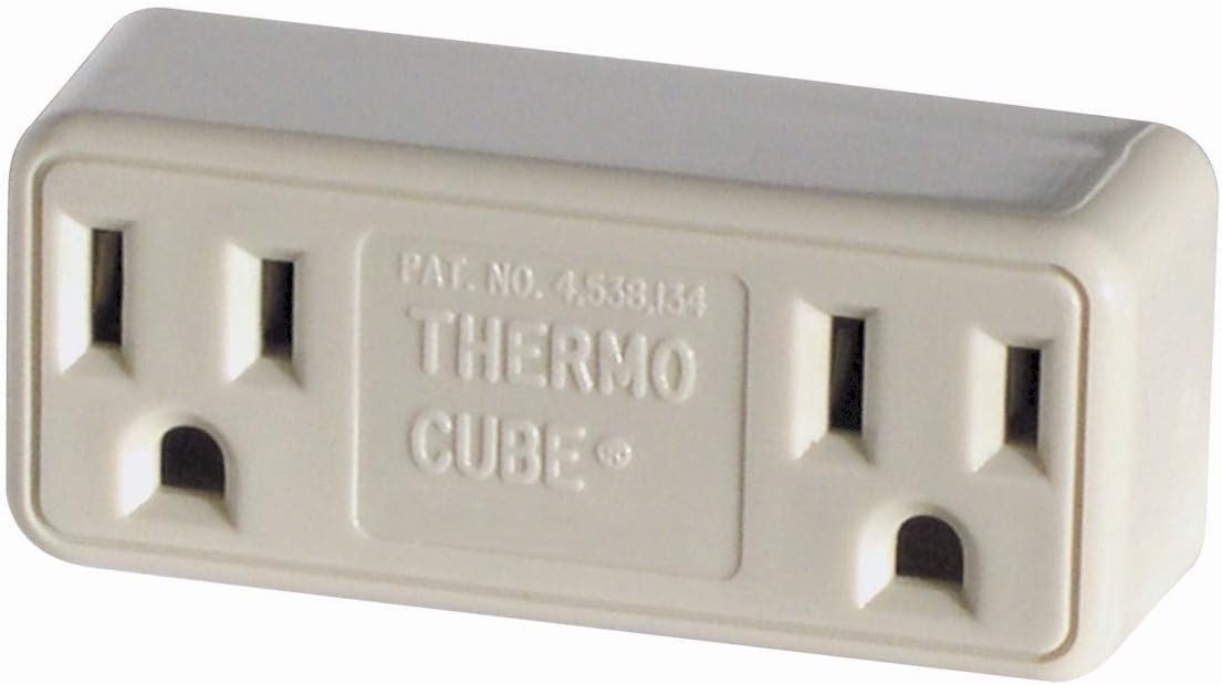 Farm Innovators TC-2 – Cubo térmico para clima frío con toma de control termostático, encendido a 20 gradosapagado a 30 grados