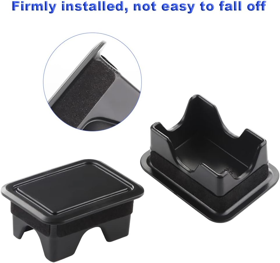 JDMON Repuesto para cubierta de bolsillo de estaca Dodge Ram 1500 2500 2019 2020 2021 cubierta de bolsillo de estaca para riel de caja de camión, 2
