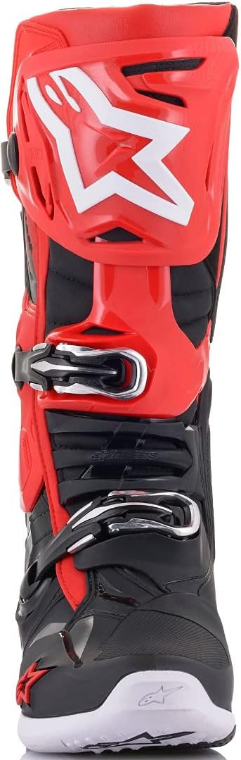 Alpinestars Botas Tech 10 unisex para adultos, color rojonegro