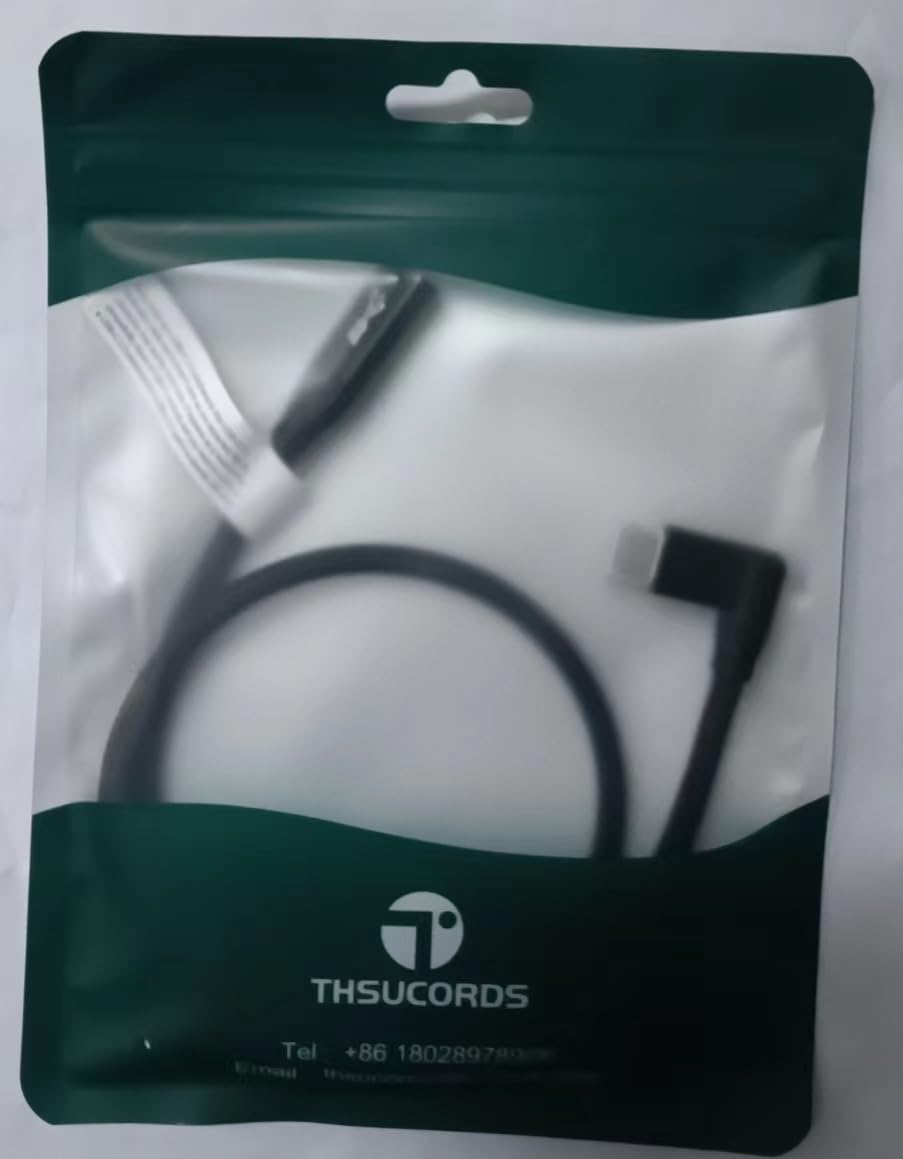 Cable de extensión USB C de ángulo recto de 90 grados, USB C 3.2 Gen2 macho a hembra 20Gbps 4K video tipo C cable extensor para MacBookiPad