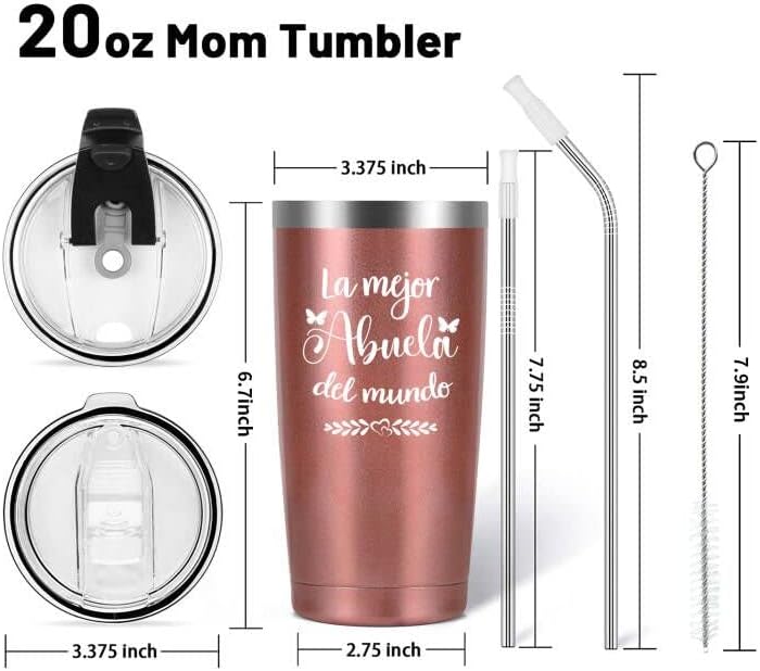 Regalos de Abuela en español, taza de café La Mejor Abuela Del Mundo, regalos de Abuela, regalos del día de la madre para abuela, regalos de