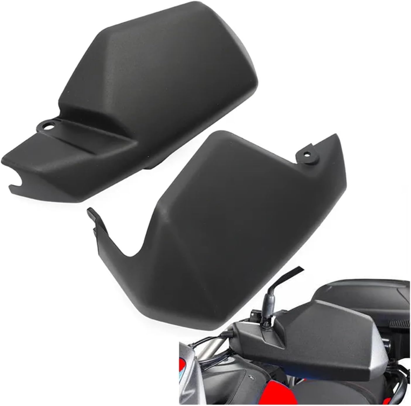LeosHi Compatible with V-Strom DL650 Motorcycle Hand Guard Handguards Handlebar Guards DL 650 V Strom 2015 2016 2017 2018 2019 (Size  A Set)