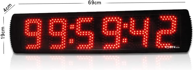 GANXIN Marathon – Reloj de cuenta regresiva con trípode y batería de 12 V CC
