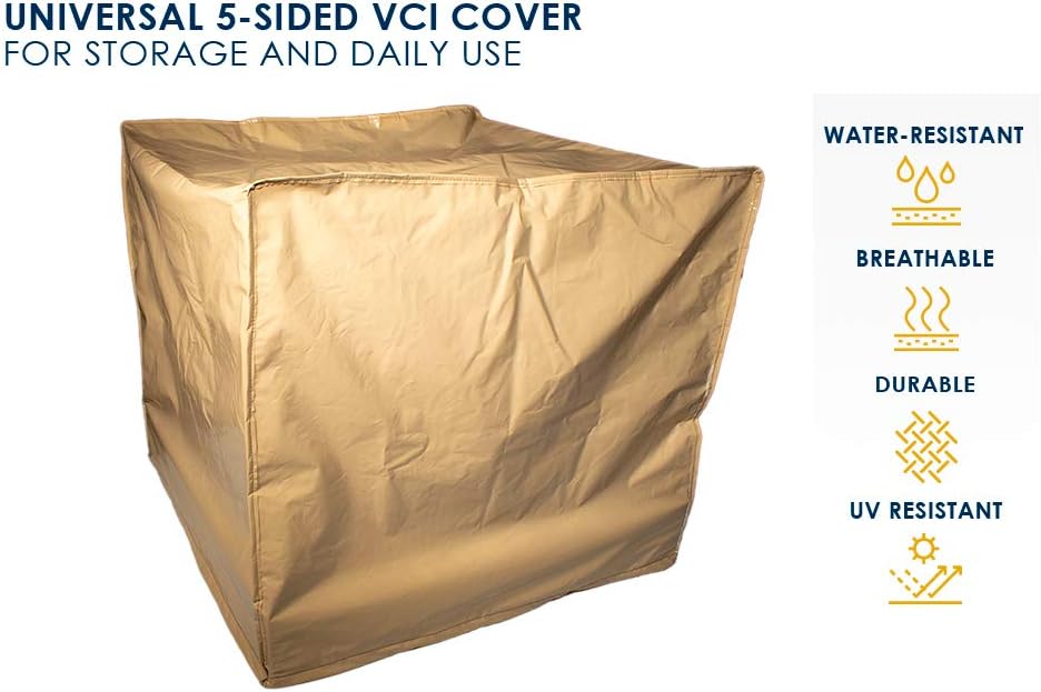 Cubierta cuadrada universal para paletas para exteriores  Uso con paletas, unidades de CA, generadores, muebles de patio  Impermeable y resistente