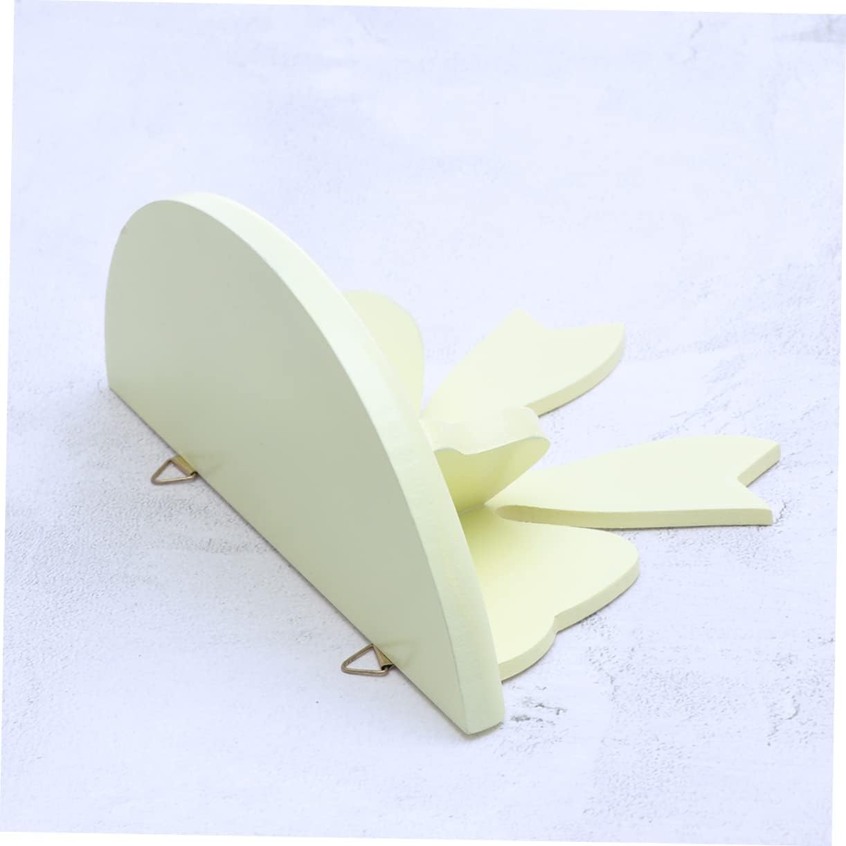 DOITOOL Estante de almacenamiento de madera con forma de mantequilla, estante de pared, decoración de habitación de niños, almacenamiento de pared