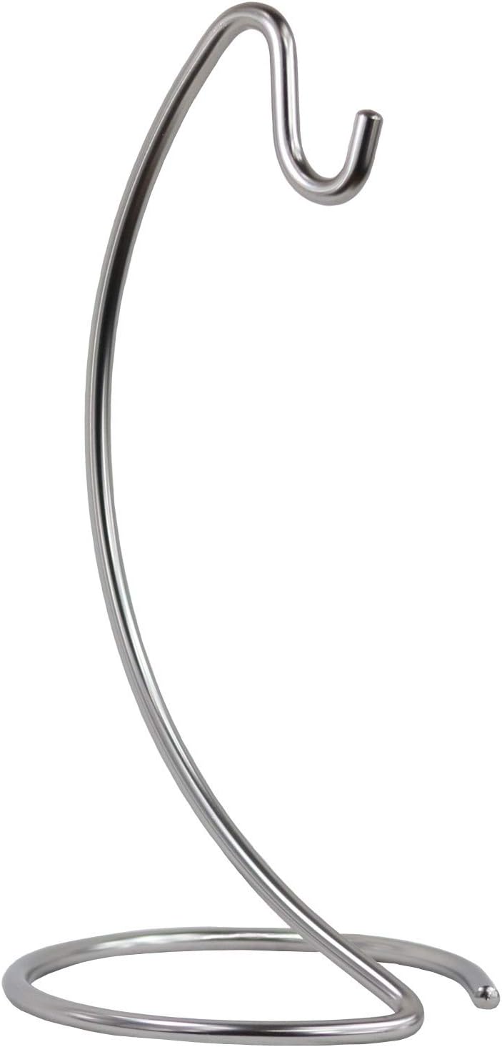 Blue Donuts Soporte de plátano moderno para banana, gancho para encimera de cocina, accesorios de cocina, soporte de plátano cromado