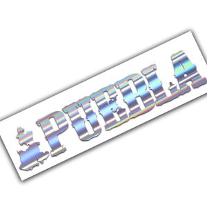 Puebla Oil Slick Holographic Mexico Flag Estados Emblema Decal for Car Truck SUV Window USA Stickers Mexico MX PUE (11″ Length) Puebla Oil Slick Holographic Mexico Flag Estados Emblema Decal for Car Truck SUV Window USA Stickers Mexico MX PUE (11″ Length)