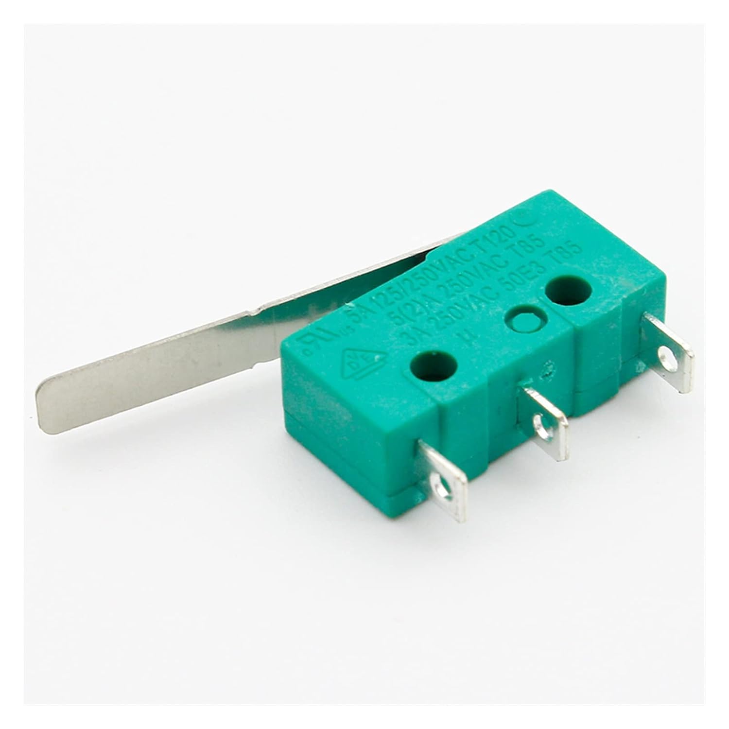 10 unids 3-pin Micro Touch Switch NO+NC 3a5a 125VAC 250VAC Mini interruptor de límite Micro interruptor micro interruptor con 1.142 in barra larga