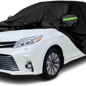 Fundas impermeables para automóvil compatibles con Toyota Sienna 2003-2023, funda de automóvil para todo tipo de clima, con puerta con cremallera Fundas impermeables para automóvil compatibles con Toyota Sienna 2003-2023, funda de automóvil para todo tipo de clima, con puerta con cremallera