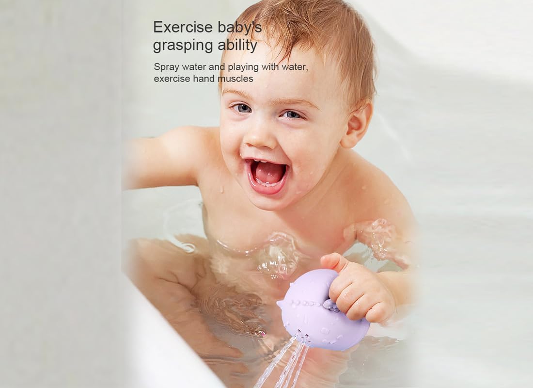 Juego de juguetes de baño sensoriales seguros para bebés y niños pequeños, juego de familia de dragones, sin BPA, de silicona de grado alimenticio,