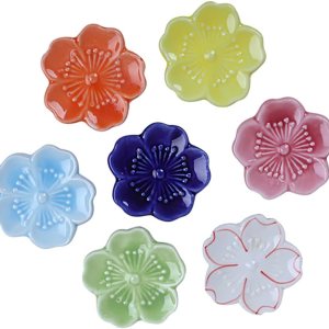 Cabilock Soporte para palillos de cerámica, 7 uds, soporte para palillos de cerámica, soporte para palillos, estilo japonés, soporte para palillos, Cabilock Soporte para palillos de cerámica, 7 uds, soporte para palillos de cerámica, soporte para palillos, estilo japonés, soporte para palillos,